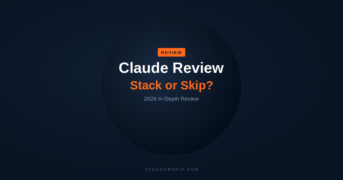 Claude review 2026 Stack or Skip